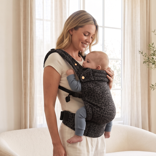 True Haven | Ergonomic Baby Carrier – Supportive Everyday Carrier, Adjustable Fit