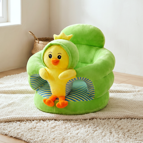 True Haven | Plush Learning Seat – Interactive Toy for Toddlers, Supports Motor Skills