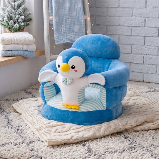 True Haven | Plush Learning Seat – Interactive Toy for Toddlers, Supports Motor Skills