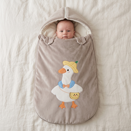 True Haven | Thermal Baby Sleeping Bag – Snuggly Nursery Must-Have, Gentle on Sensitive Skin
