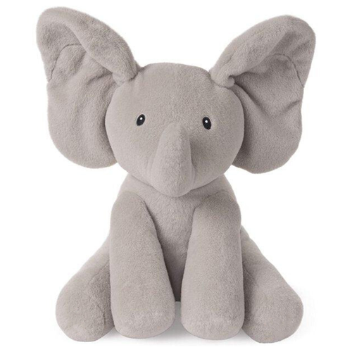 True Haven | Peek-a-Boo Singing Elephant Plush Toy – Interactive Peek-a-Boo Play, Soft Huggable Plush