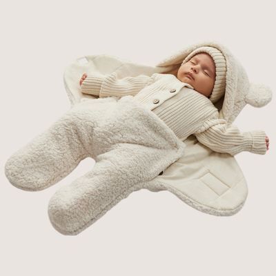 True Haven | Fleece Pram Suit – Warm Insulated Baby Snowsuit for Strollers, 0-6 Months, 6 Colors