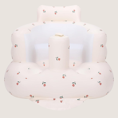 True Haven | Inflatable Baby Floor Seat – Portable Infant Support Seat for Sitting, BPA-Free PVC, 3+ Months