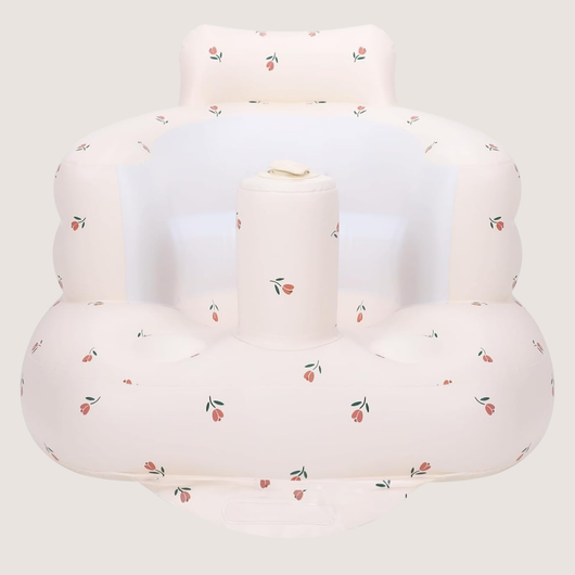 True Haven | Inflatable Baby Floor Seat – Portable Infant Support Seat for Sitting, BPA-Free PVC, 3+ Months