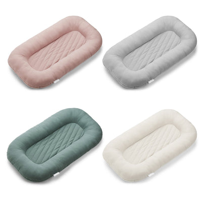 True Haven | Plush Infant Lounger Nest – Padded Newborn Tummy Time Nest, 4 Colors