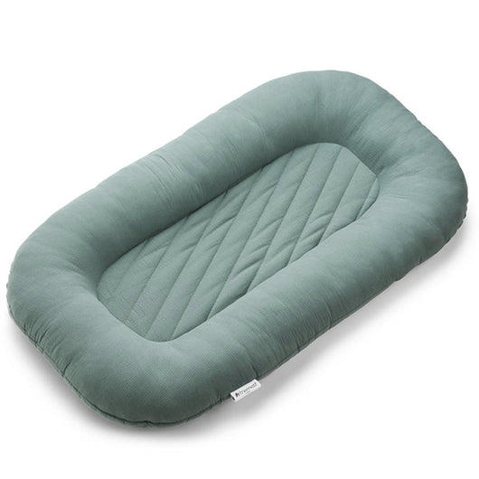 True Haven | Plush Infant Lounger Nest – Padded Newborn Tummy Time Nest, 4 Colors
