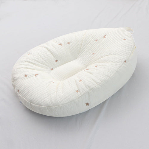 True Haven | Baby Lounger Pillow Cover – Soft Breathable Cotton, Machine Washable