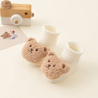 True Haven | Newborn Baby Socks – Soft Cozy Teddy Socks for Infants, Baby Shower Essential