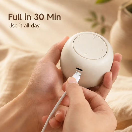 True Haven | Portable White Noise Machine – Rechargeable Baby Sleep Sound Machine, 16 Sounds