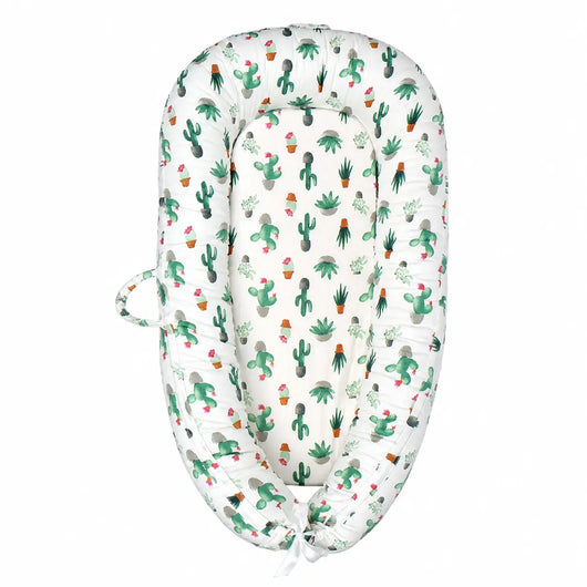 True Haven | Cotton Baby Nest Cocoon – OEKO-TEX Certified Adjustable Newborn Bed, 0-18 Months
