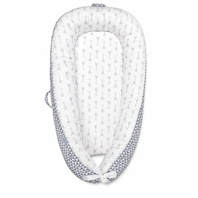 True Haven | Cotton Baby Nest Cocoon – OEKO-TEX Certified Adjustable Newborn Bed, 0-18 Months