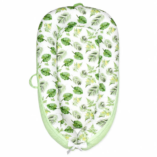 True Haven | Cotton Baby Nest Cocoon – OEKO-TEX Certified Adjustable Newborn Bed, 0-18 Months