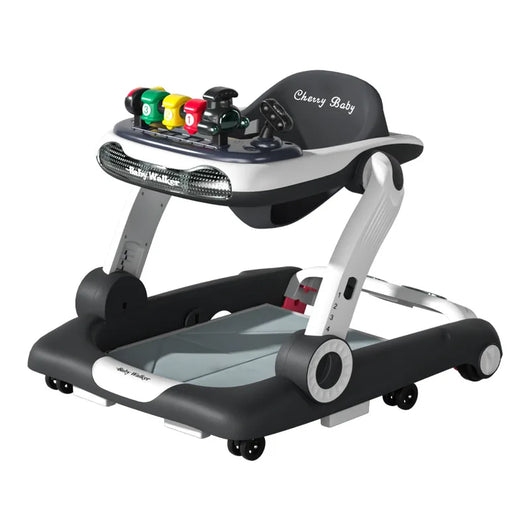 True Haven | 4-in-1 Multifunctional Baby Walker – Adjustable Height, Interactive Lights & Sounds