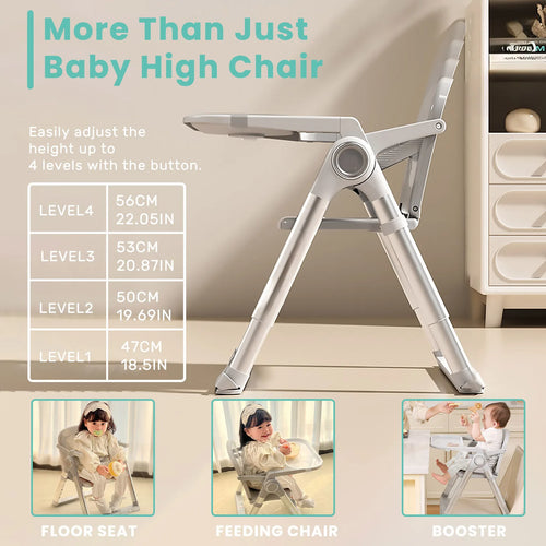 True Haven | Portable Dining Booster Chair – Foldable & Travel-Ready, Ergonomic Seat