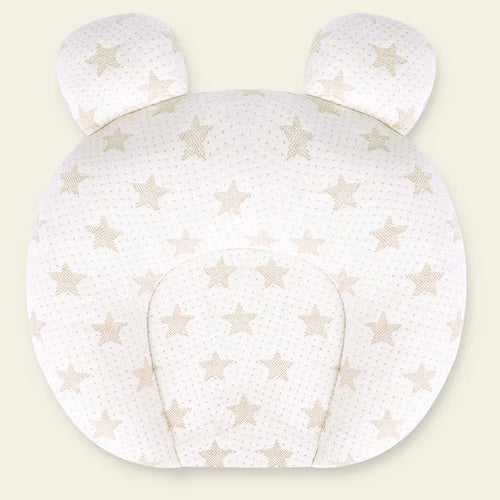True Haven | Natural Latex Baby Head Support Pillow – Breathable Natural Latex, Machine Washable Cover