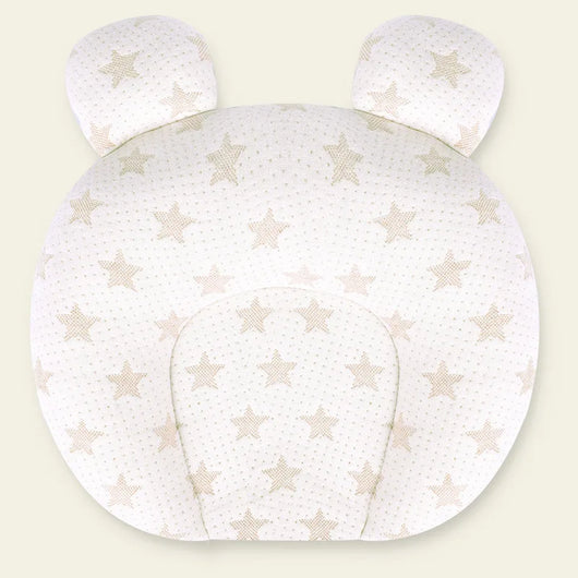 True Haven | Natural Latex Baby Head Support Pillow – Breathable Natural Latex, Machine Washable Cover
