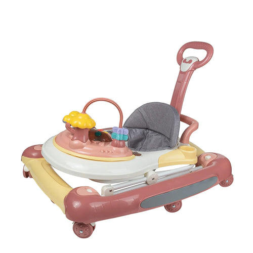 True Haven | 3-in-1 Baby Walker – Adjustable Height Settings, Foldable & Easy to Clean