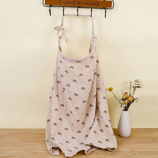 True Haven | Breastfeeding Cover – Soft Breathable Cotton, Doubles as Stroller Blanket