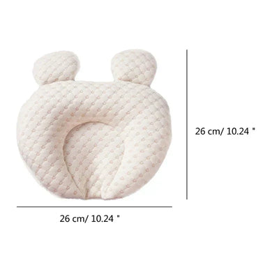True Haven | Natural Latex Baby Head Support Pillow – Breathable Natural Latex, Machine Washable Cover