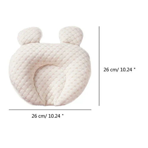 True Haven | Natural Latex Baby Head Support Pillow – Breathable Natural Latex, Machine Washable Cover
