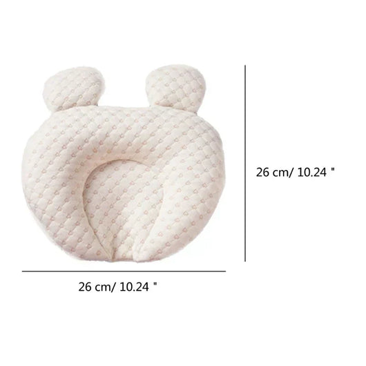 True Haven | Natural Latex Baby Head Support Pillow – Breathable Natural Latex, Machine Washable Cover