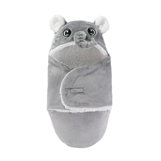 True Haven | Newborn Swaddle Blanket with Hood – Soft 100% Cotton, Split-Leg Hip-Healthy Design