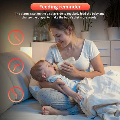 True Haven | HD Baby Monitor – 3.5” Night Vision Display, Two-Way Talk & Temperature Sensor