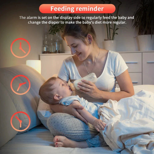True Haven | HD Baby Monitor – 3.5” Night Vision Display, Two-Way Talk & Temperature Sensor