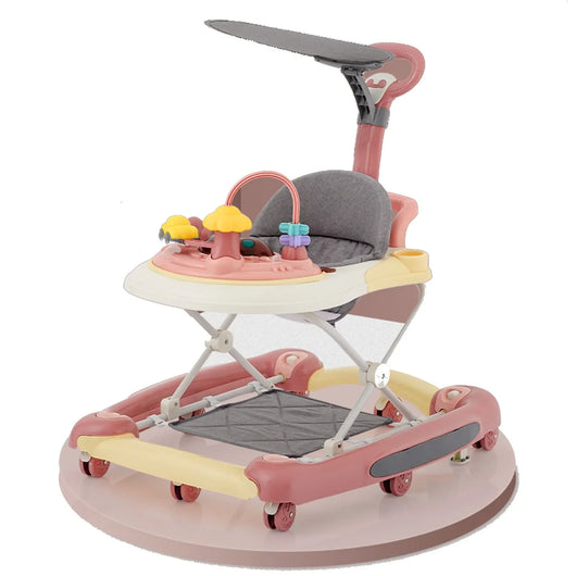 True Haven | 3-in-1 Baby Walker – Adjustable Height Settings, Foldable & Easy to Clean