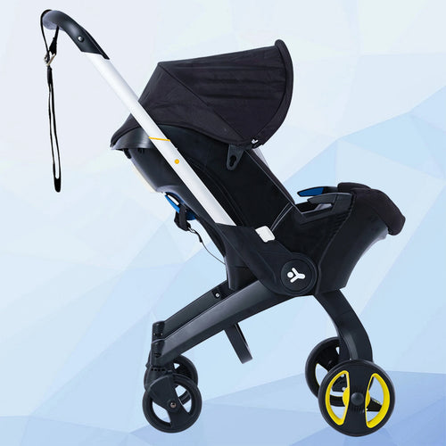 True Haven | Foldable Baby Stroller – Adjustable Handle & Sunshade, Lightweight & Easy to Fold