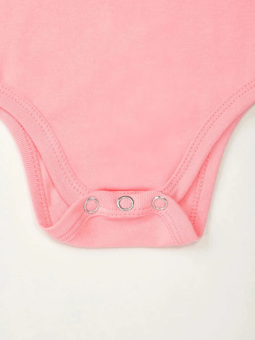 True Haven | Baby Girl “Grandma’s Little Angel” Bodysuit – Soft Cotton Comfort, Easy Snap Closures
