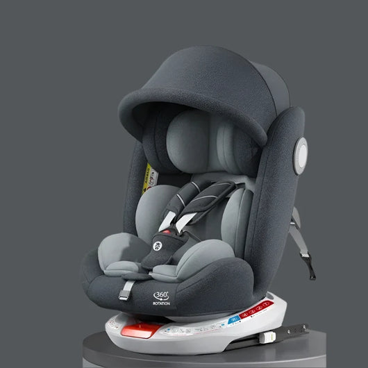 True Haven | 360° Rotating Convertible Car Seat – ISOFIX-Compatible Installation, 5-Point Safety Harness