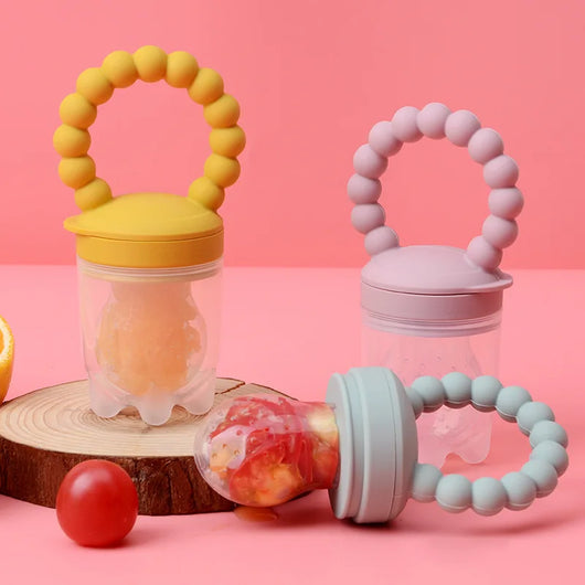 True Haven | Baby Fruit Feeder – BPA-Free Silicone, Soothes Sore Gums