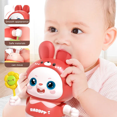 True Haven | Interactive Dancing Bunny Toy – Lights & Music, Great for Toddlers