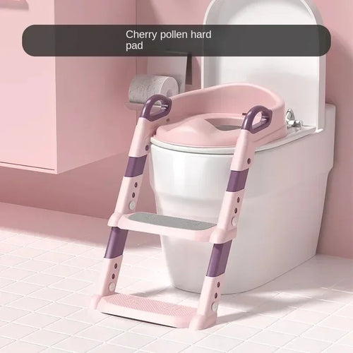 True Haven | Toilet Training Step Ladder – Foldable for Easy Storage, Sturdy Non-Toxic Design