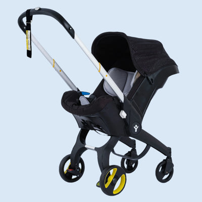 True Haven | Foldable Baby Stroller – Adjustable Handle & Sunshade, Lightweight & Easy to Fold