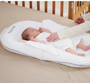 True Haven | Baby Lounger Bed – Soft & Reversible Design, Cozy Newborn Essential
