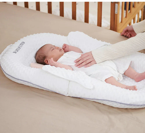 True Haven | Baby Lounger Bed – Soft & Reversible Design, Cozy Newborn Essential