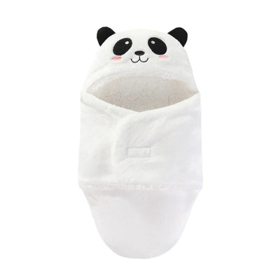 True Haven | Newborn Swaddle Blanket with Hood – Soft 100% Cotton, Split-Leg Hip-Healthy Design