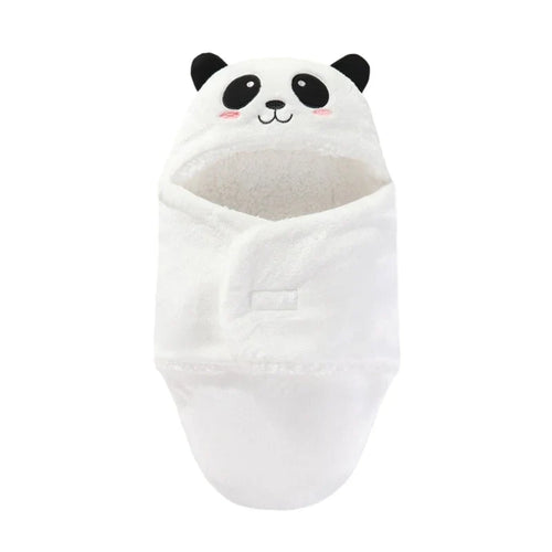 True Haven | Newborn Swaddle Blanket with Hood – Soft 100% Cotton, Split-Leg Hip-Healthy Design