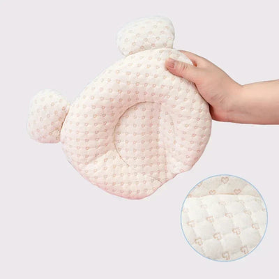 True Haven | Natural Latex Baby Head Support Pillow – Breathable Natural Latex, Machine Washable Cover