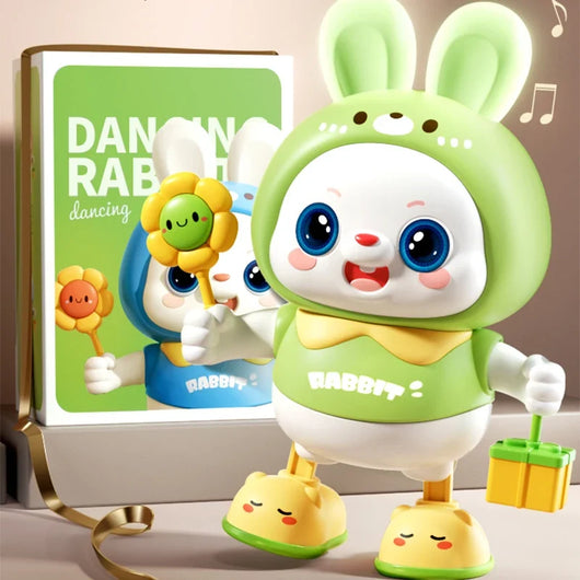 True Haven | Interactive Dancing Bunny Toy – Lights & Music, Great for Toddlers