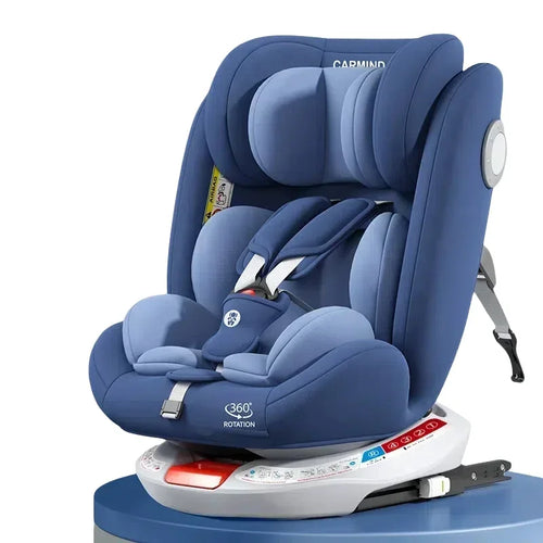 True Haven | 360° Rotating Convertible Car Seat – ISOFIX-Compatible Installation, 5-Point Safety Harness