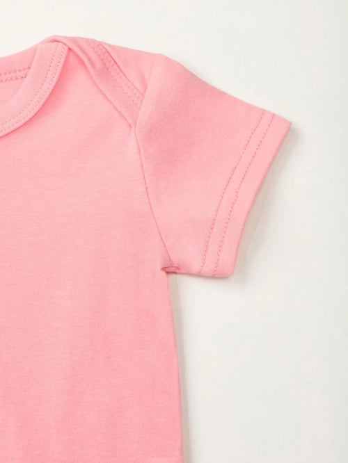 True Haven | Baby Girl “Grandma’s Little Angel” Bodysuit – Soft Cotton Comfort, Easy Snap Closures