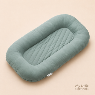 True Haven | Signature Baby Nest & Cover Set – Womb-Inspired Newborn Lounger, 4 Colors, Free Cover Included