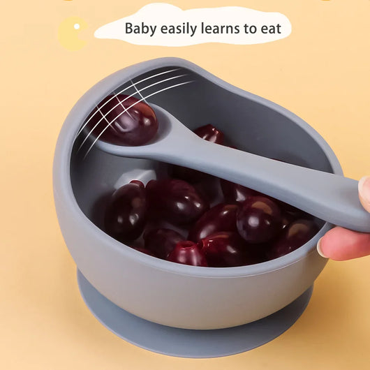 True Haven | Silicone Suction Bowls for Babies – Non-Slip Suction Base, Easy to Clean