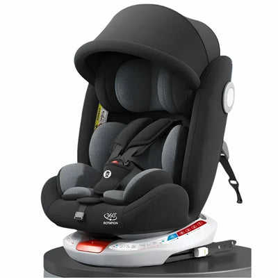 True Haven | 360° Rotating Convertible Car Seat – ISOFIX-Compatible Installation, 5-Point Safety Harness