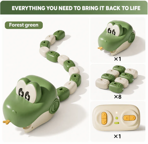 True Haven | Remote Control Snake Toy – Interactive Toy for Toddlers, Supports Motor Skills