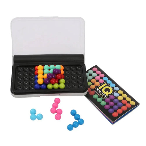True Haven | Montessori 3D Logic Puzzle Game – 120 Progressive Challenges, Compact & Travel-Ready