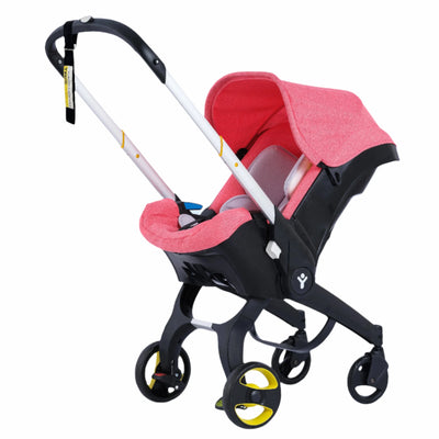 True Haven | Foldable Baby Stroller – Adjustable Handle & Sunshade, Lightweight & Easy to Fold